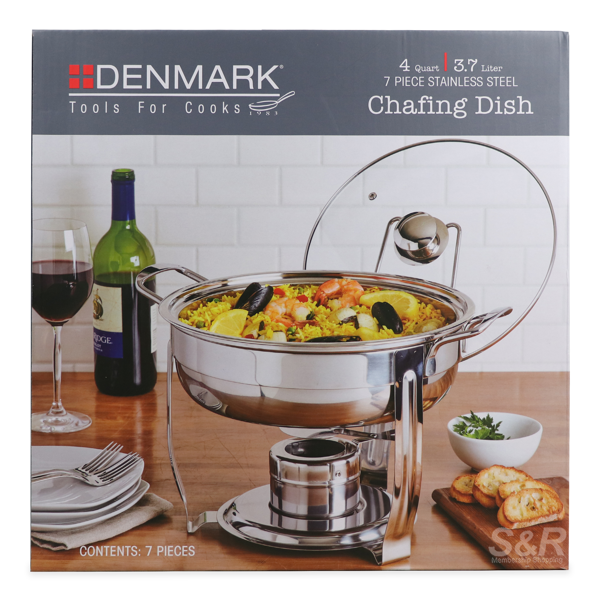 Denmark 7pc Stainless Steel Chafing Dish Denmark 7pc Stainless Steel Chafing Dish
